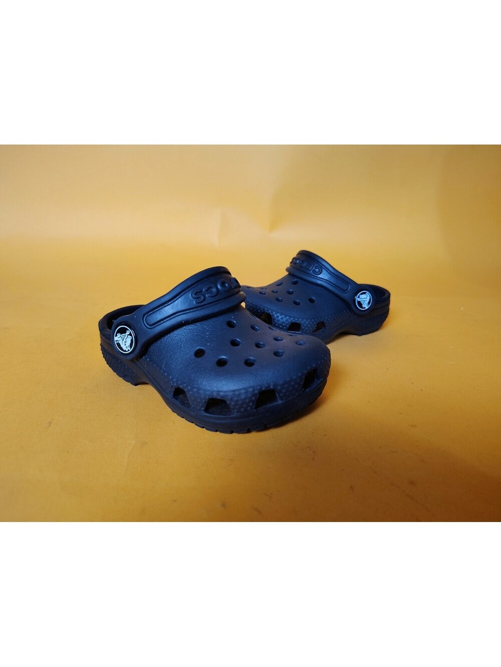 Crocs Classic Clogs Toddler Size C4 Black Slip On Water Shoes Sandal Kids